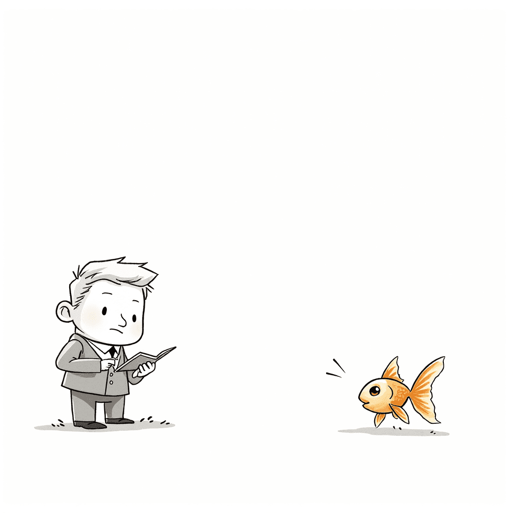 "Ninth address, and still no applauseโbetter luck with the fish next time!"